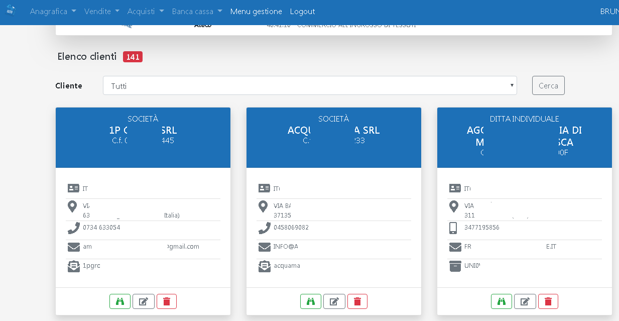 Fattura Elettronica gestita